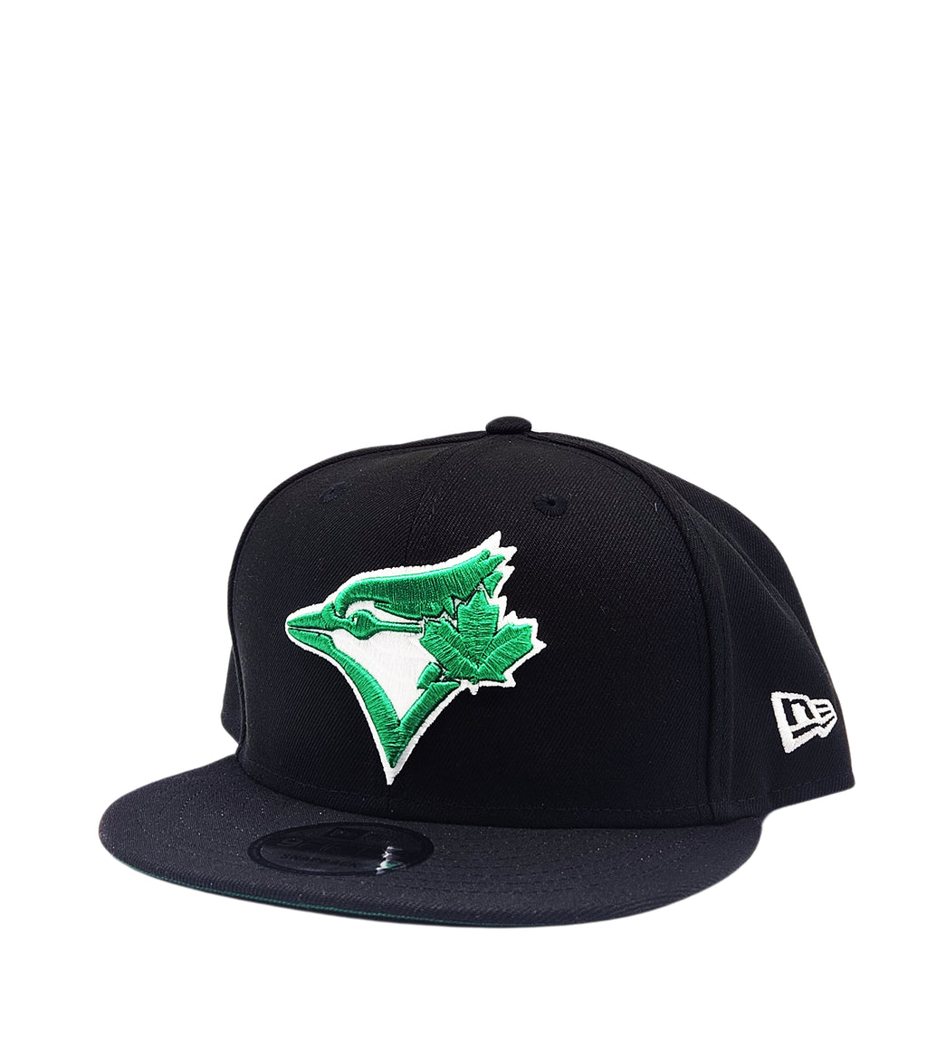 NEW ERA 9FIFTY TORONTO BLUE JAYS BLACK/GREEN SNAPBACK HAT