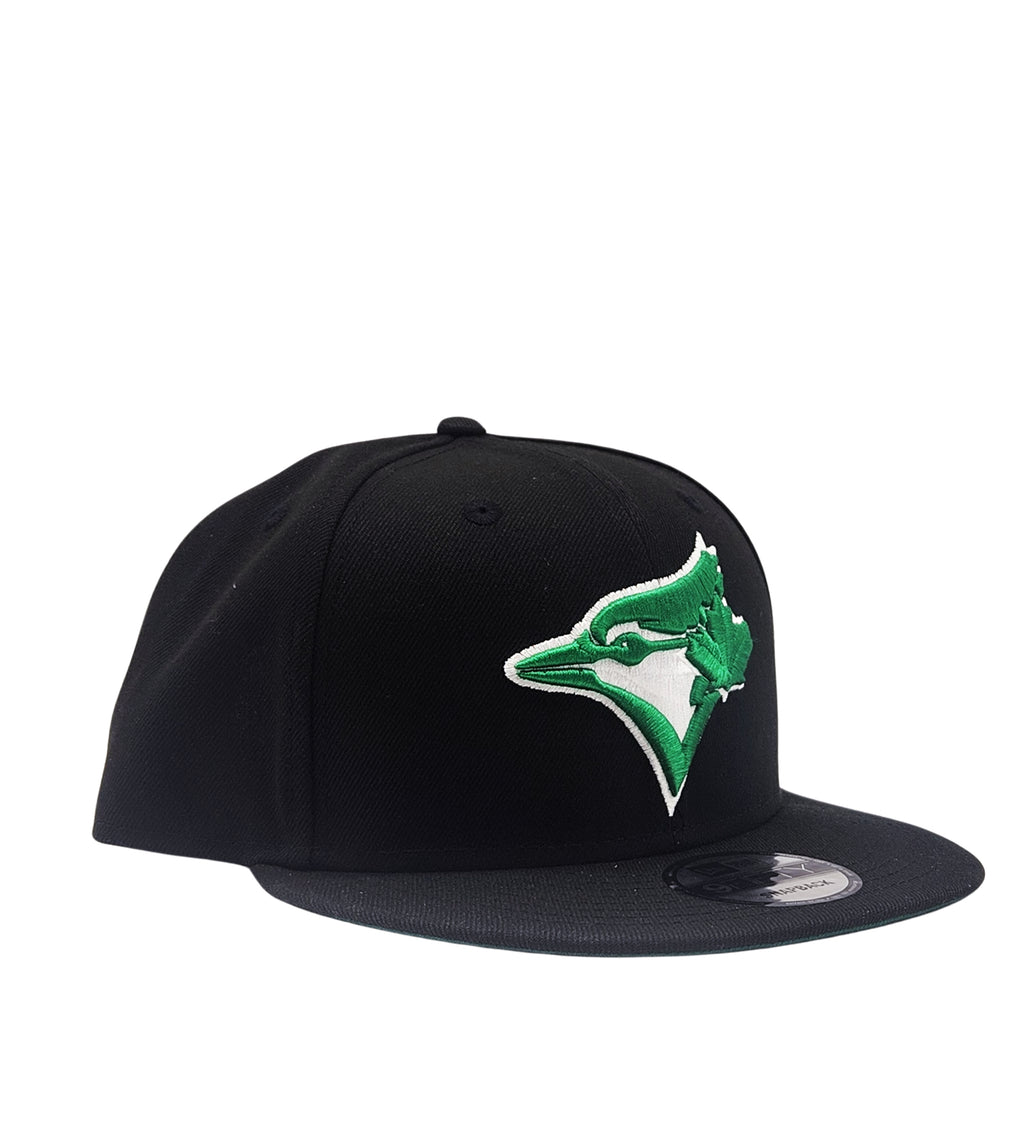 NEW ERA 9FIFTY TORONTO BLUE JAYS BLACK/GREEN SNAPBACK HAT