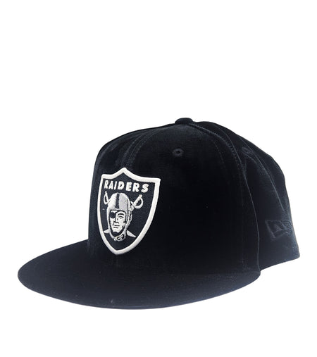 NEW ERA 9FIFTY LAS VEGAS RAIDERS BLACK VELVET SNAPBACK HAT