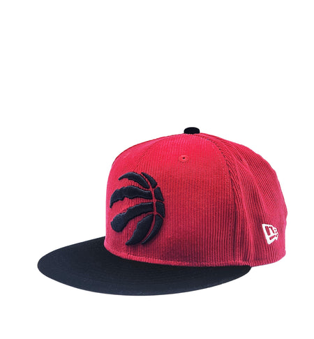 NEW ERA 9FIFTY TORONTO RAPTORS 1995 ESTABLISHED RED CORD/BLACK VELVET SNAPBACK HAT