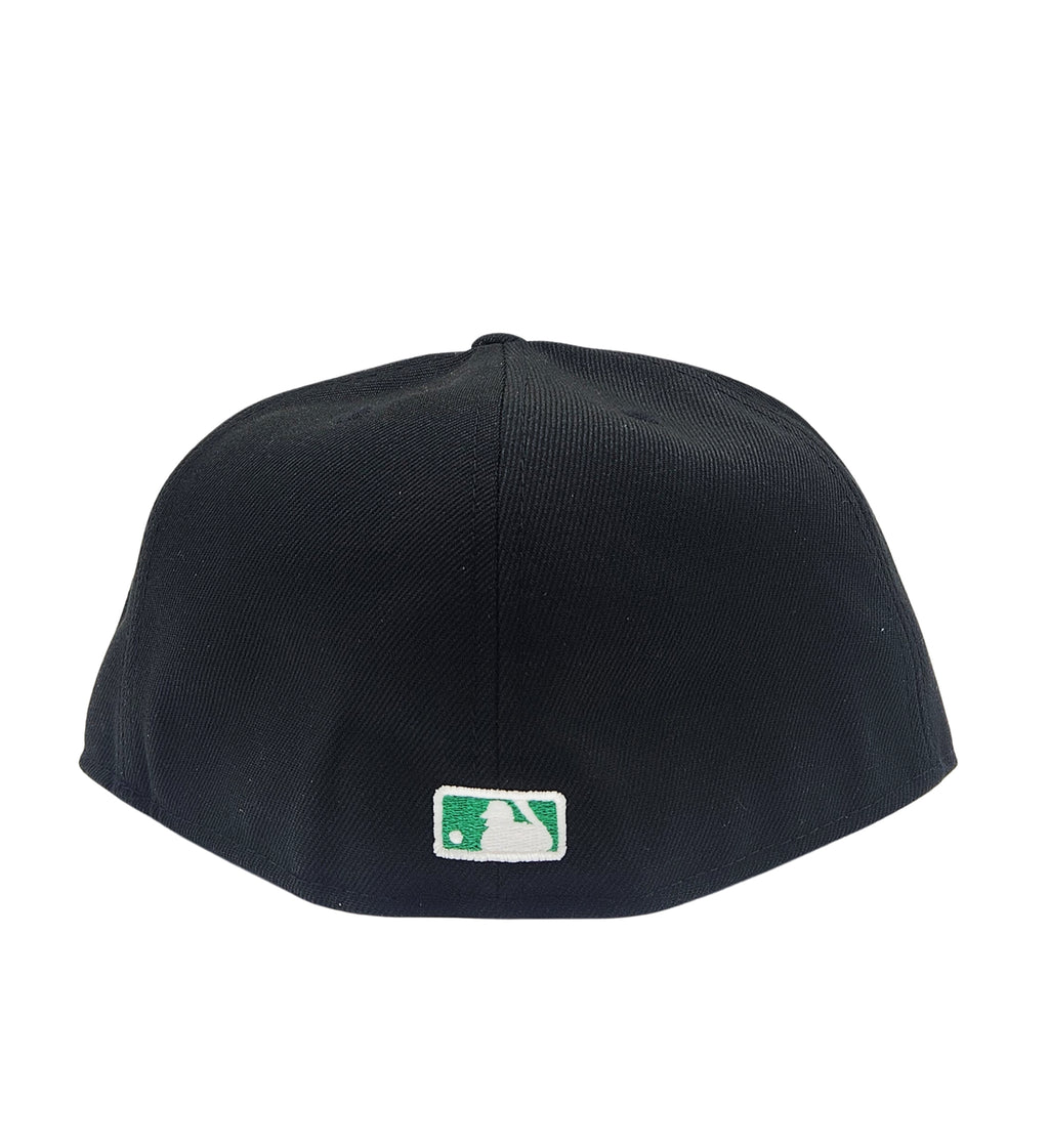 NEW ERA 59FIFTY TORONTO BLUE JAYS BLACK/GREEN FITTED HAT