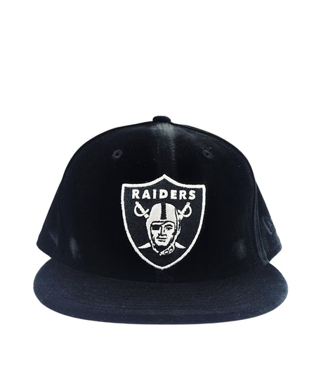 NEW ERA 59FIFTY LAS VEGAS RAIDERS BLACK VELVET FITTED HAT