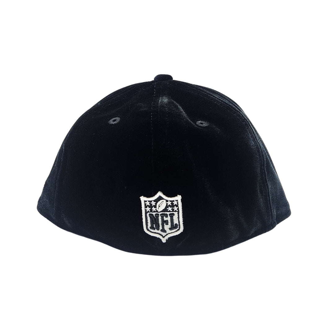 NEW ERA 59FIFTY LAS VEGAS RAIDERS BLACK VELVET FITTED HAT