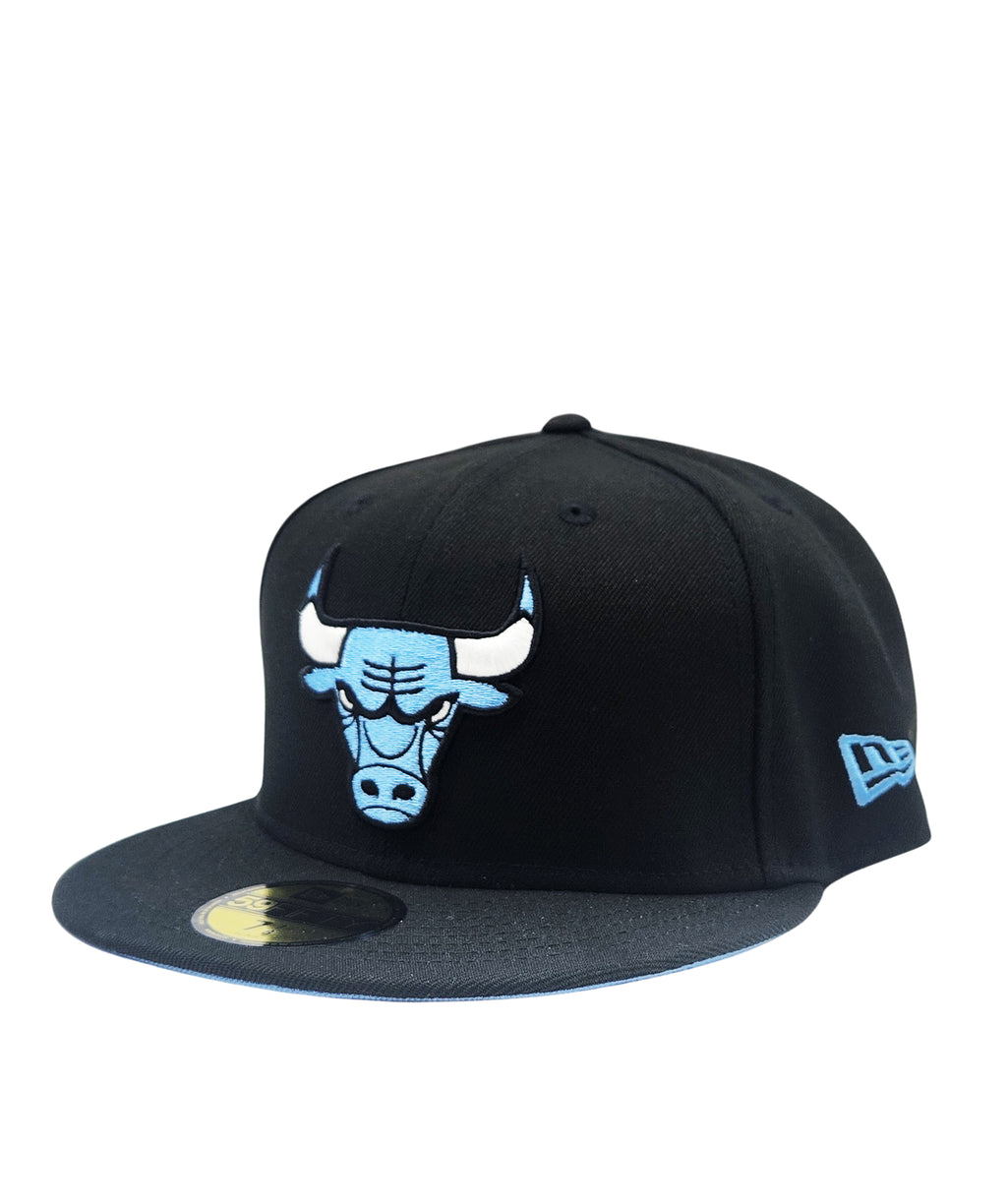 NEW ERA 59FIFTY CHICAGO BULLS 6X CHAMPS BLACK/BLUE FITTED HAT