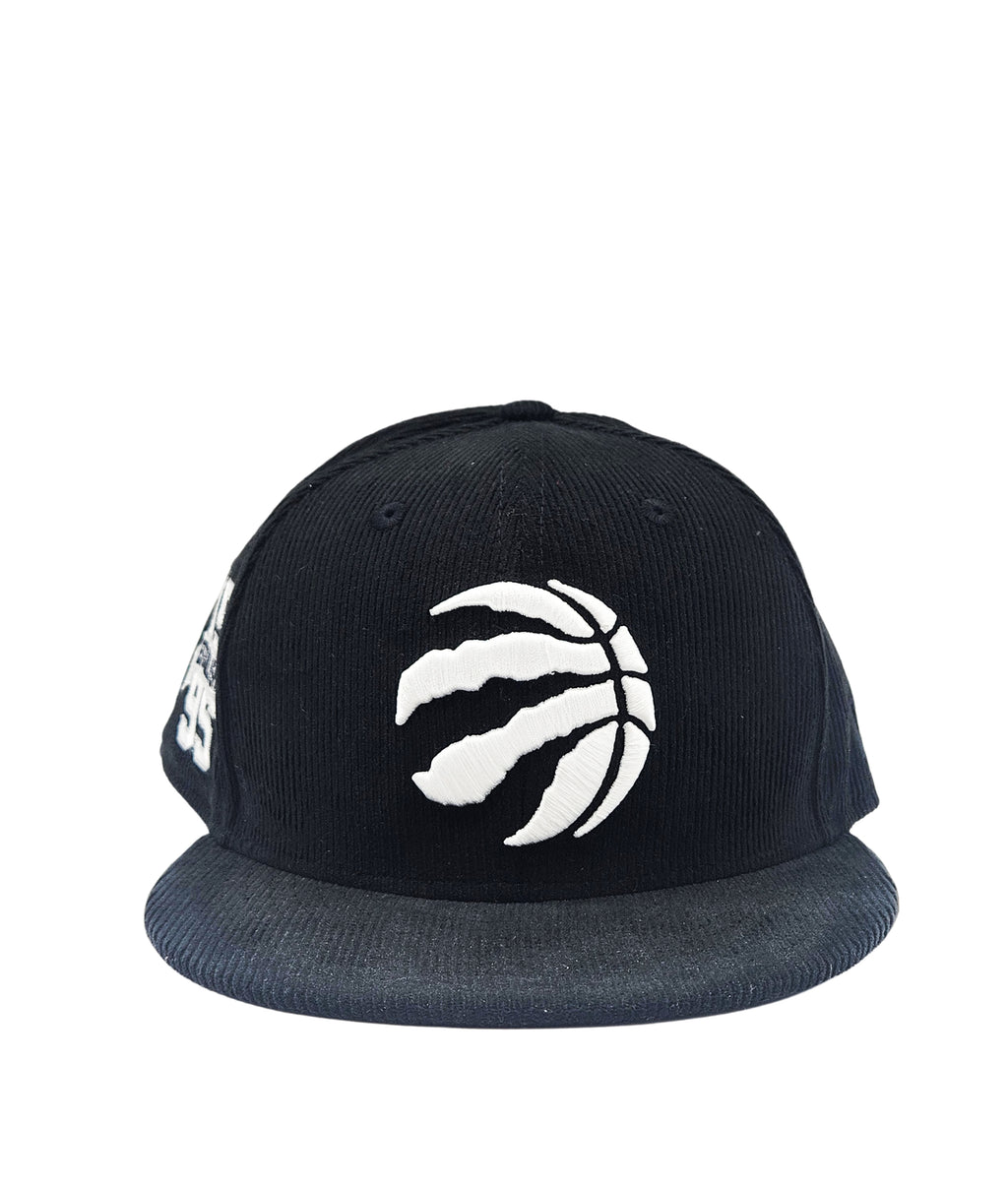 NEW ERA 59FIFTY TORONTO RAPTORS 1995 ESTABLISHED BLACK CORD FITTED HAT