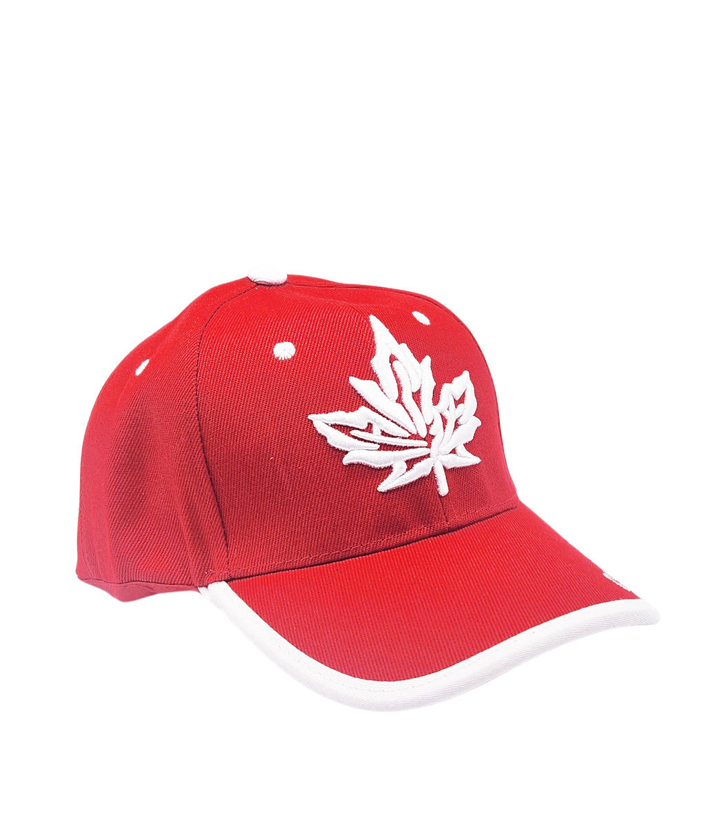 CANADA EMBROIDERED LOGO ADJUSTABLE CAP (RED)