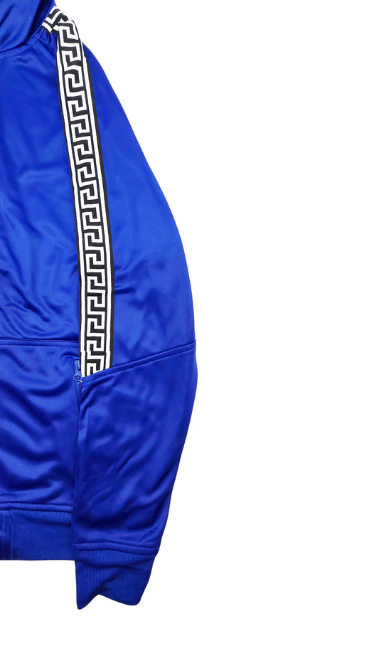 PLOREO MEN'S ZIP-UP HOODIE/JOGGER SET (ROYAL BLUE)