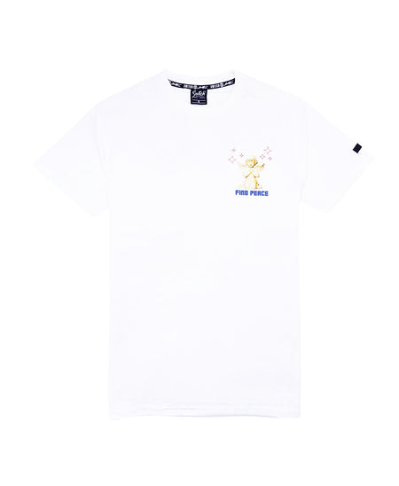 MEN'S SWITCH FIND PEACE GRAPHIC T-SHIRT (WHITE)