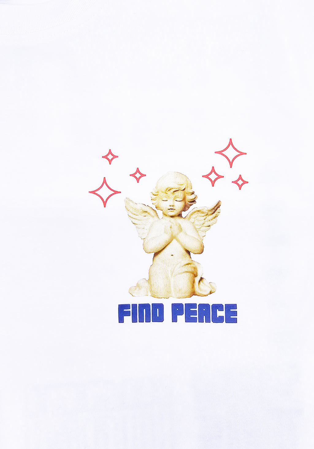 MEN'S SWITCH FIND PEACE GRAPHIC T-SHIRT (WHITE)