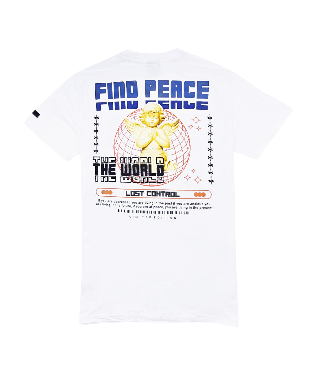 MEN'S SWITCH FIND PEACE GRAPHIC T-SHIRT (WHITE)