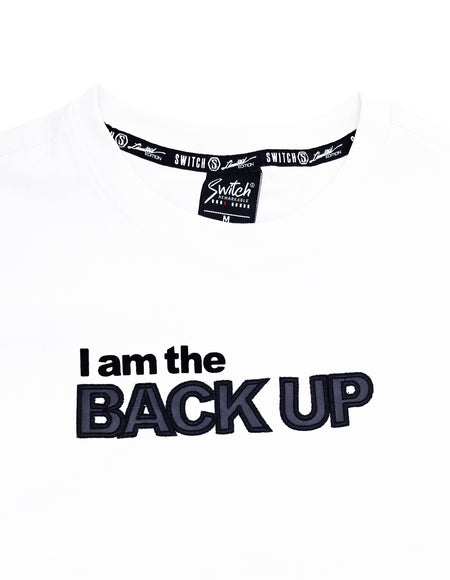 MEN'S SWITCH BACKUP GRAPHIC T-SHIRT (WHITE)