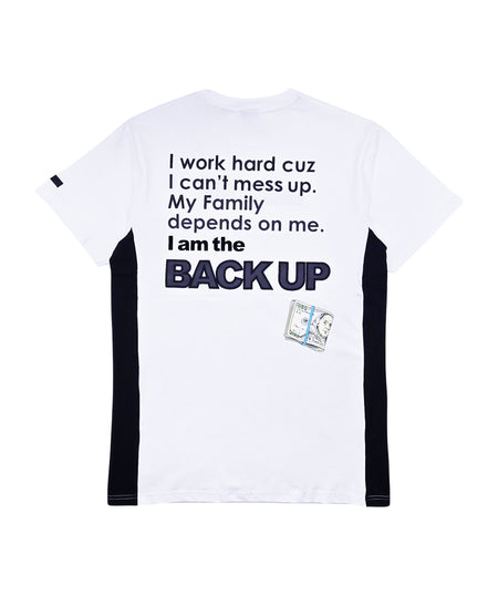 MEN'S SWITCH BACKUP GRAPHIC T-SHIRT (WHITE)