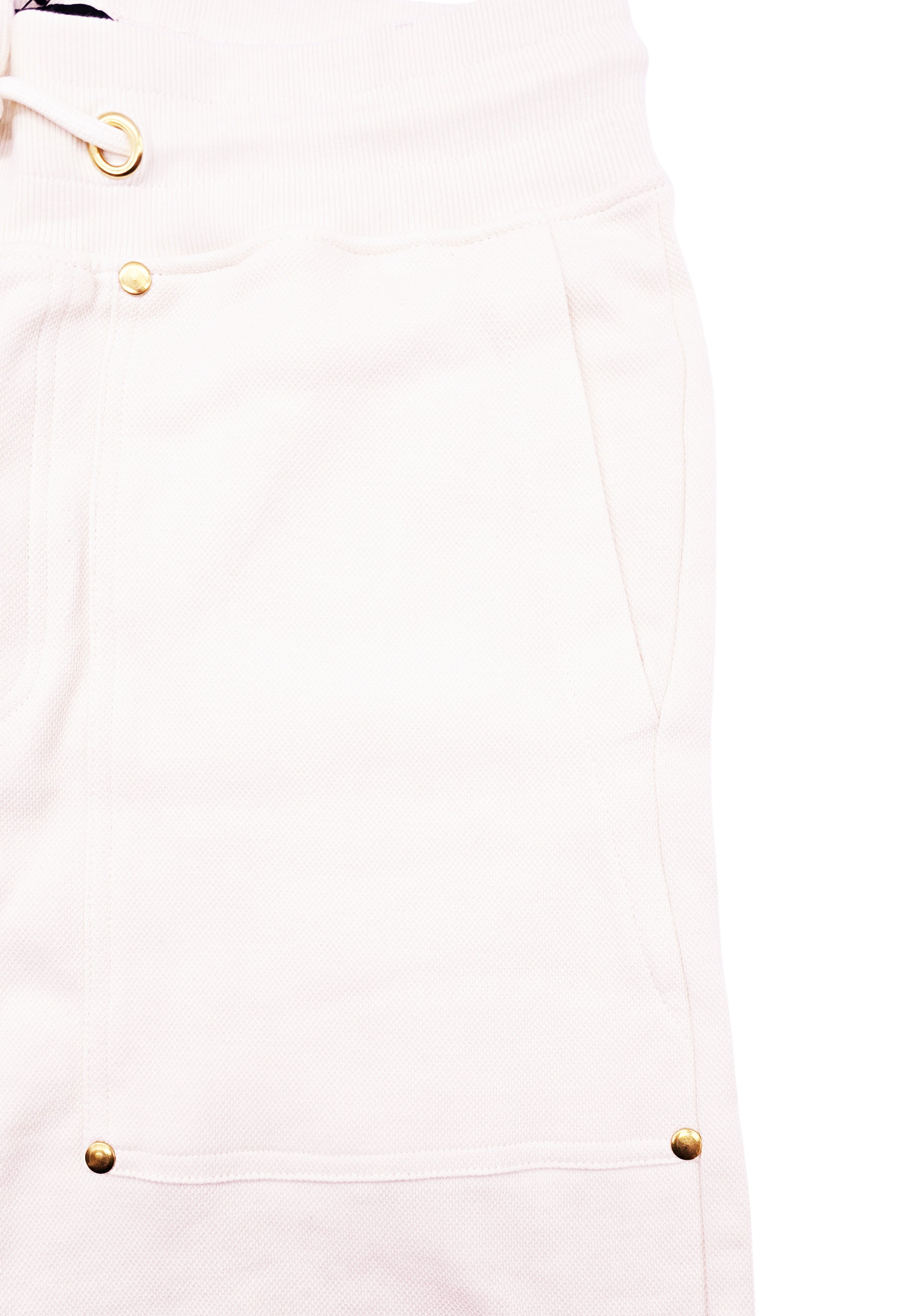 SWITCH REMARKABLE MENS OVERSIZED BASIC T-SHIRT/SHORTS SET (CREAM)