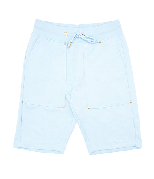 SWITCH REMARKABLE MENS OVERSIZED BASIC T-SHIRT/SHORTS SET (LIGHT BLUE)