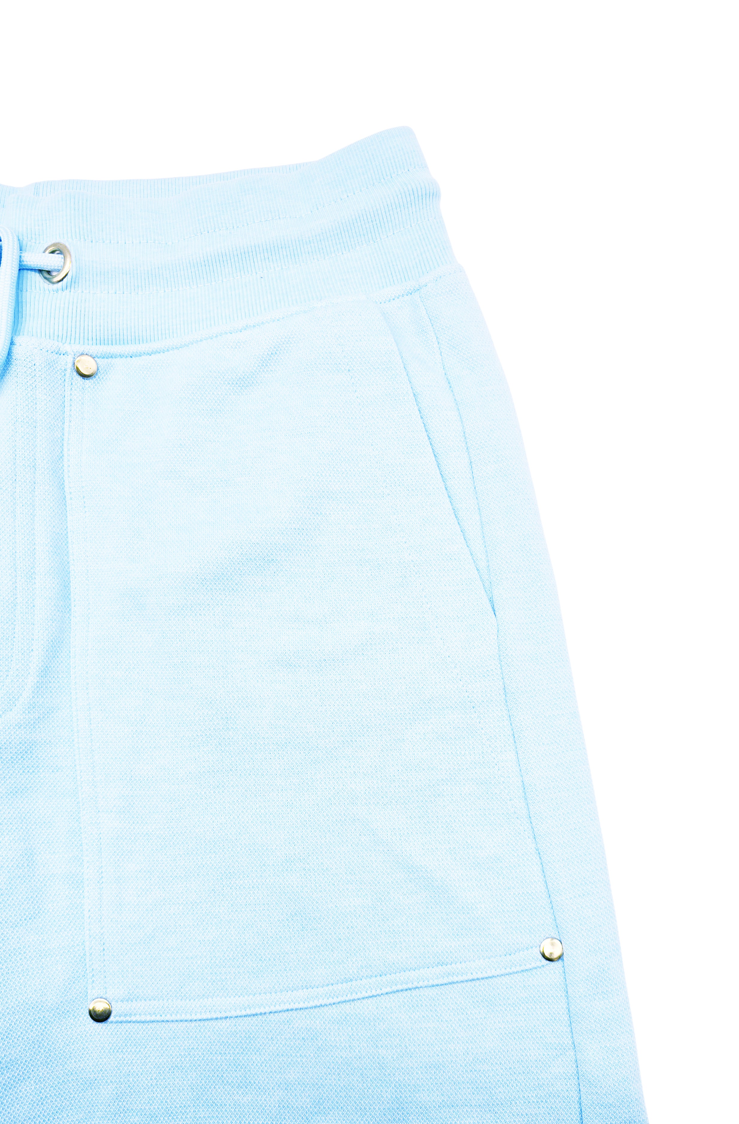 SWITCH REMARKABLE MENS OVERSIZED BASIC T-SHIRT/SHORTS SET (LIGHT BLUE)