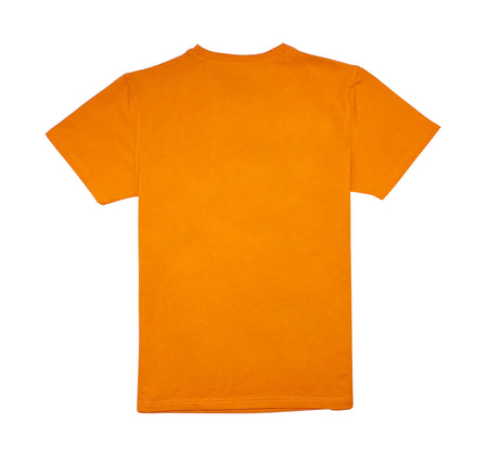 LEGENDS NEVER DIE CHENILLE & APPLIQUE GRAPHIC T-SHIRT (ORANGE)