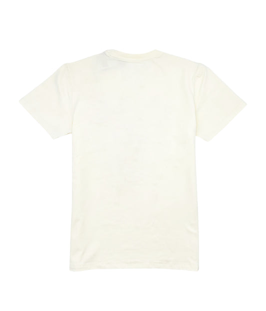 GO GOOD SHROOM CHENILLE & EMBROIDERED GRAPHIC T-SHIRT (OFF-WHITE)