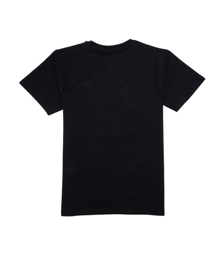 GO GOOD SHROOM CHENILLE & EMBROIDERED GRAPHIC T-SHIRT (BLACK)