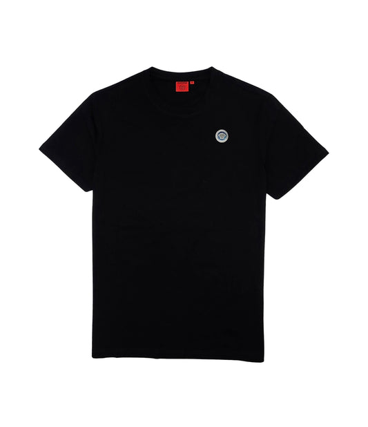 MODERNO MENS FANCY T-SHIRT/SHORTS SET (BLACK)