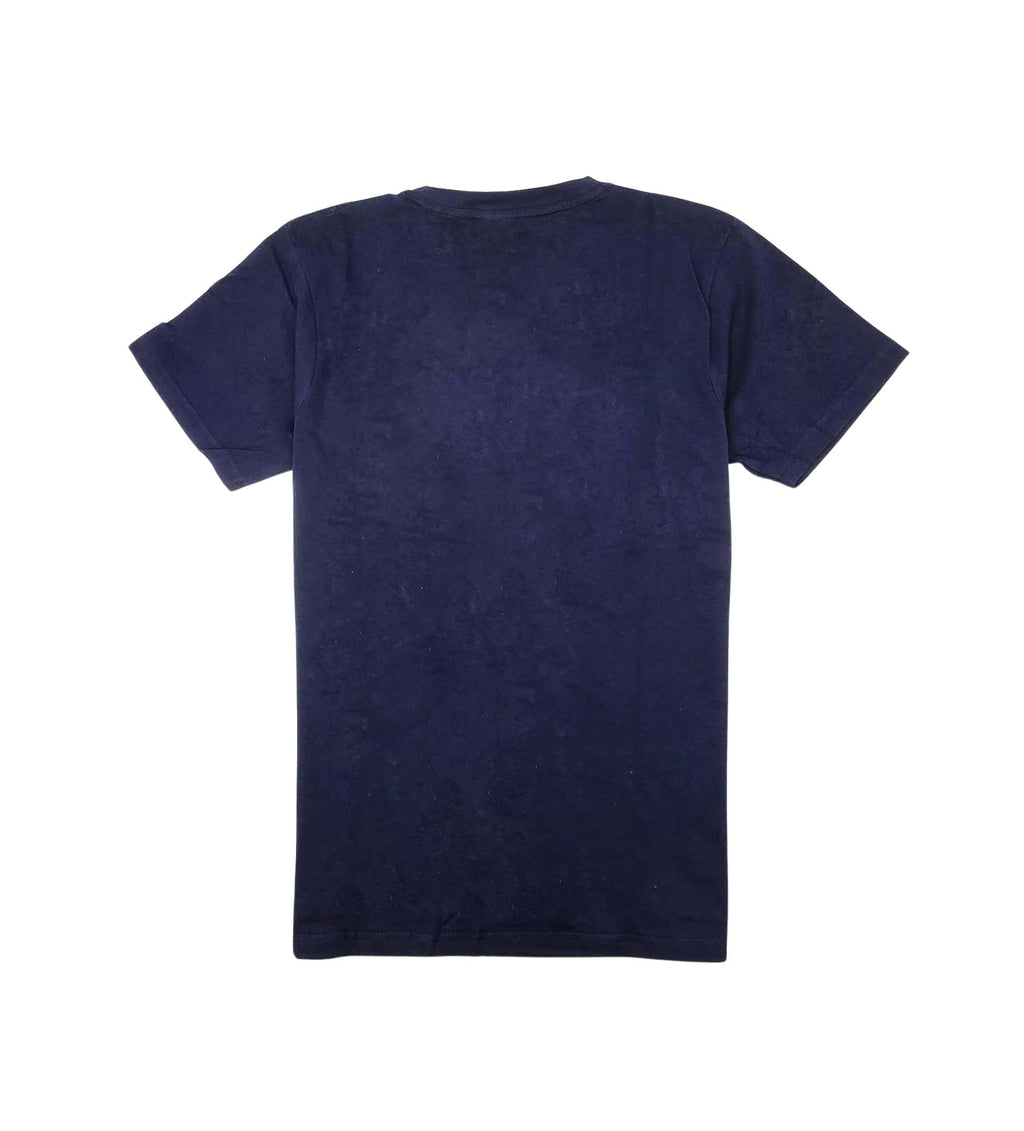 CANADA EMBROIDERED LOGO PRINT T-SHIRT (NAVY)