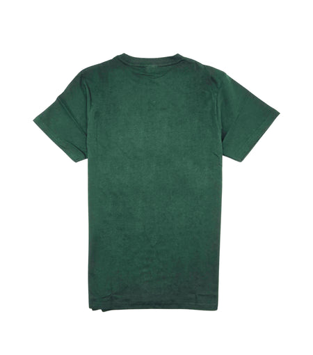 CANADA EMBROIDERED LOGO PRINT T-SHIRT (GREEN)