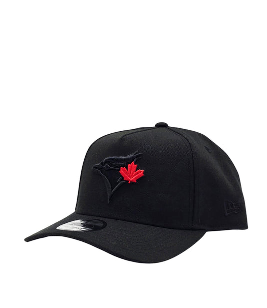 NEW ERA 9FORTY TORONTO BLUE JAYS BLACK/RED LEAF ADJUSTABLE CAP