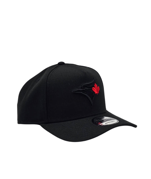 NEW ERA 9FORTY TORONTO BLUE JAYS BLACK/RED LEAF ADJUSTABLE CAP
