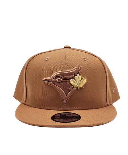 NEW ERA 9FIFTY TORONTO BLUE JAYS LIGHT BRONZE/GOLD LEAF SNAPBACK HAT