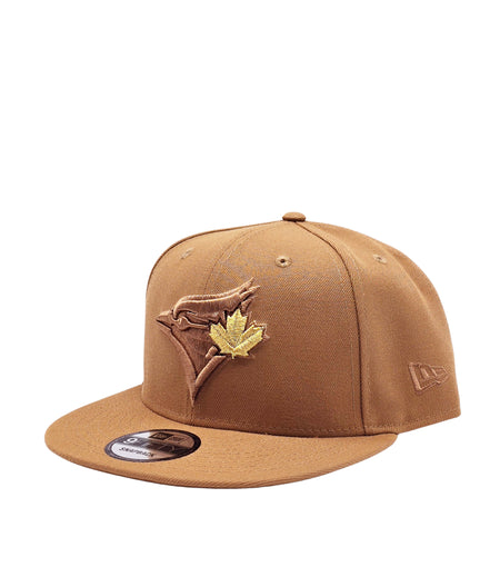 NEW ERA 9FIFTY TORONTO BLUE JAYS LIGHT BRONZE/GOLD LEAF SNAPBACK HAT