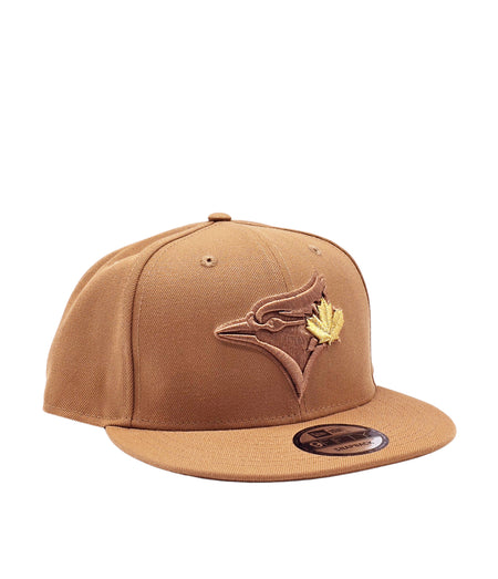 NEW ERA 9FIFTY TORONTO BLUE JAYS LIGHT BRONZE/GOLD LEAF SNAPBACK HAT