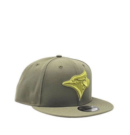 NEW ERA 9FIFTY TORONTO BLUE JAYS OLIVE/LIGHT GREEN SNAPBACK HAT