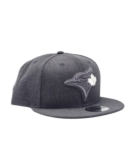 NEW ERA 9FIFTY TORONTO BLUE JAYS HEATHER GRAPHITE SNAPBACK HAT