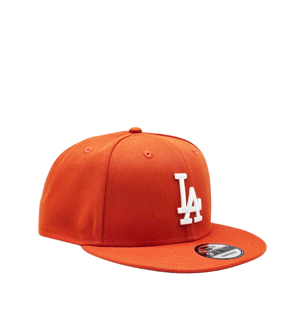 NEW ERA 9FIFTY LOS ANGELES DODGERS ORANGE SNAPBACK HAT