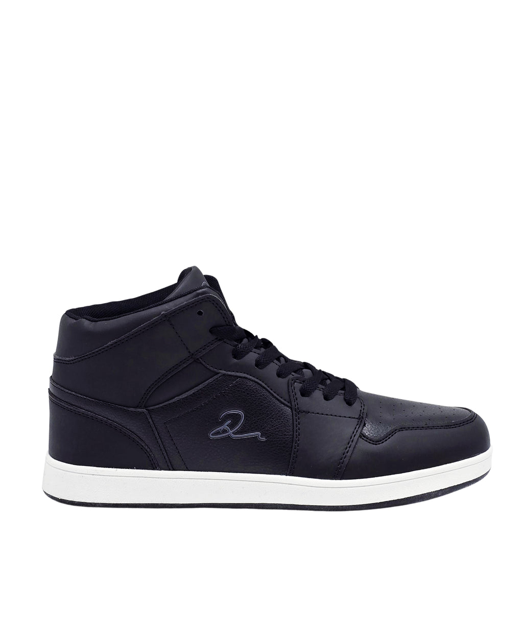 MEN'S HIGH TOP BLACK/WHITE SHOES