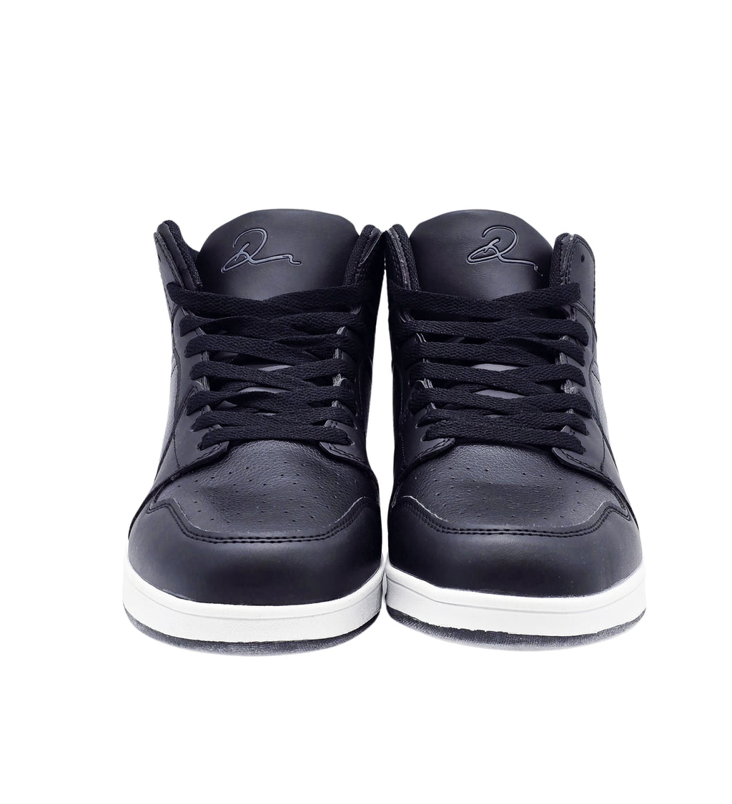 MEN'S HIGH TOP BLACK/WHITE SHOES