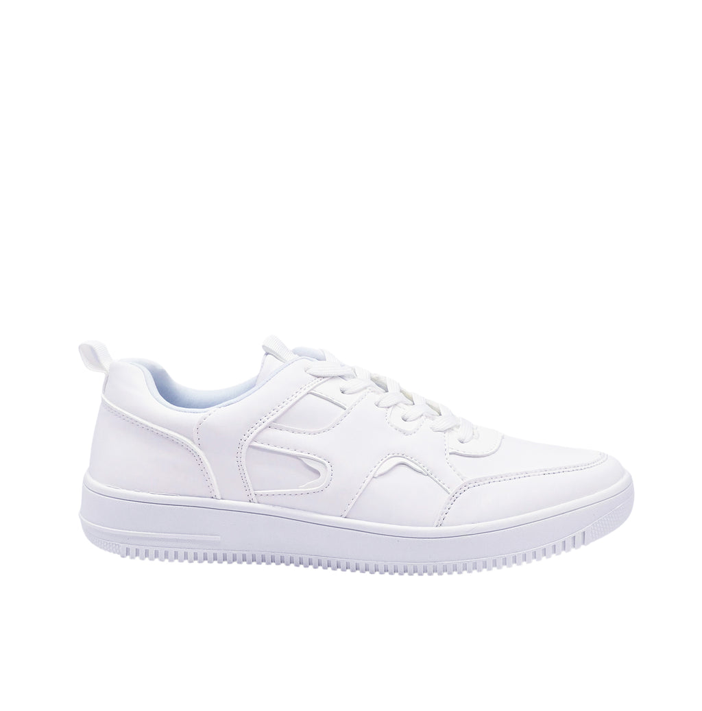 MEN'S LOW TOP WHITE SHOES