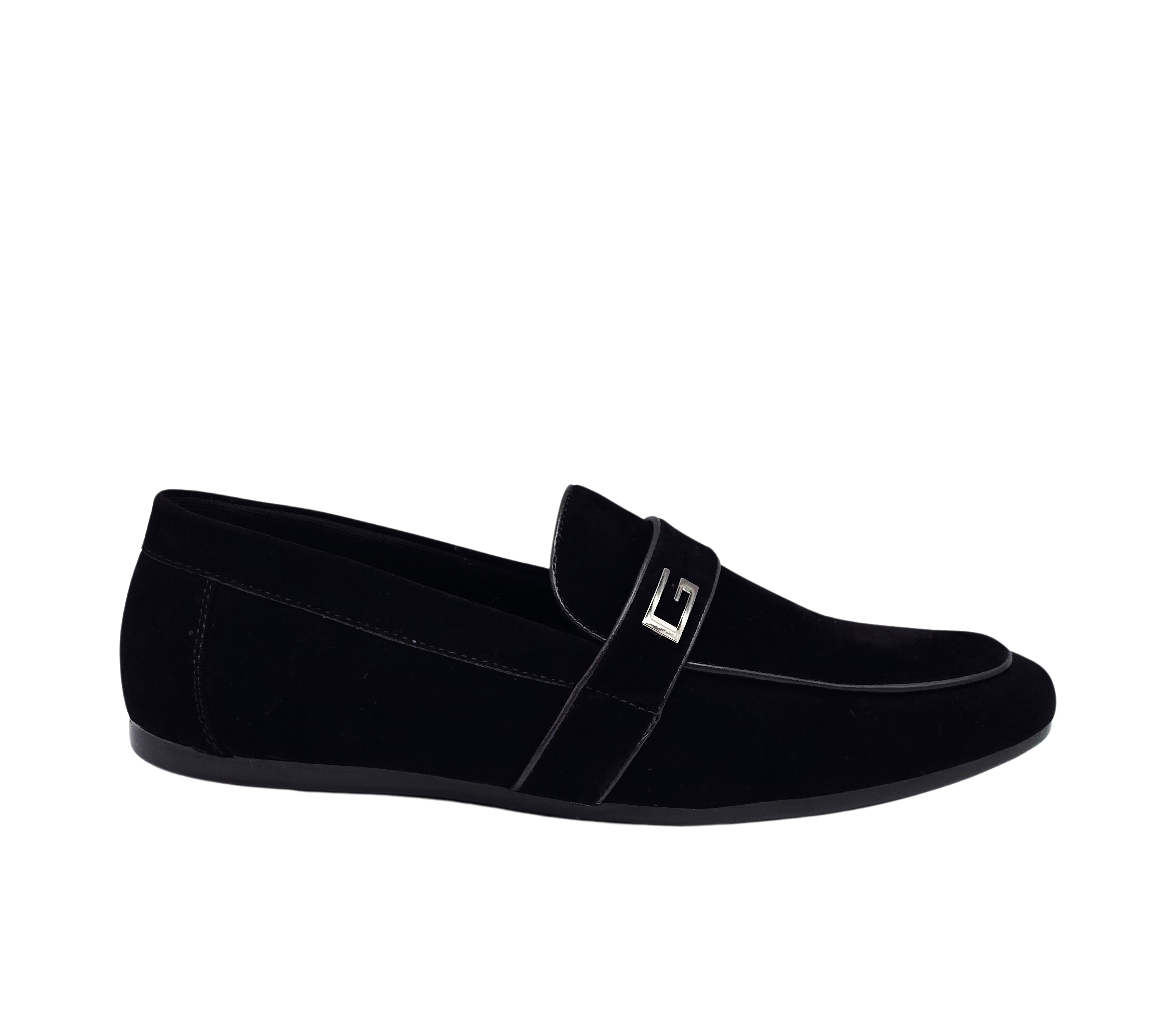 SEDAGATTI MEN'S FANCY LOAFERS (BLACK)