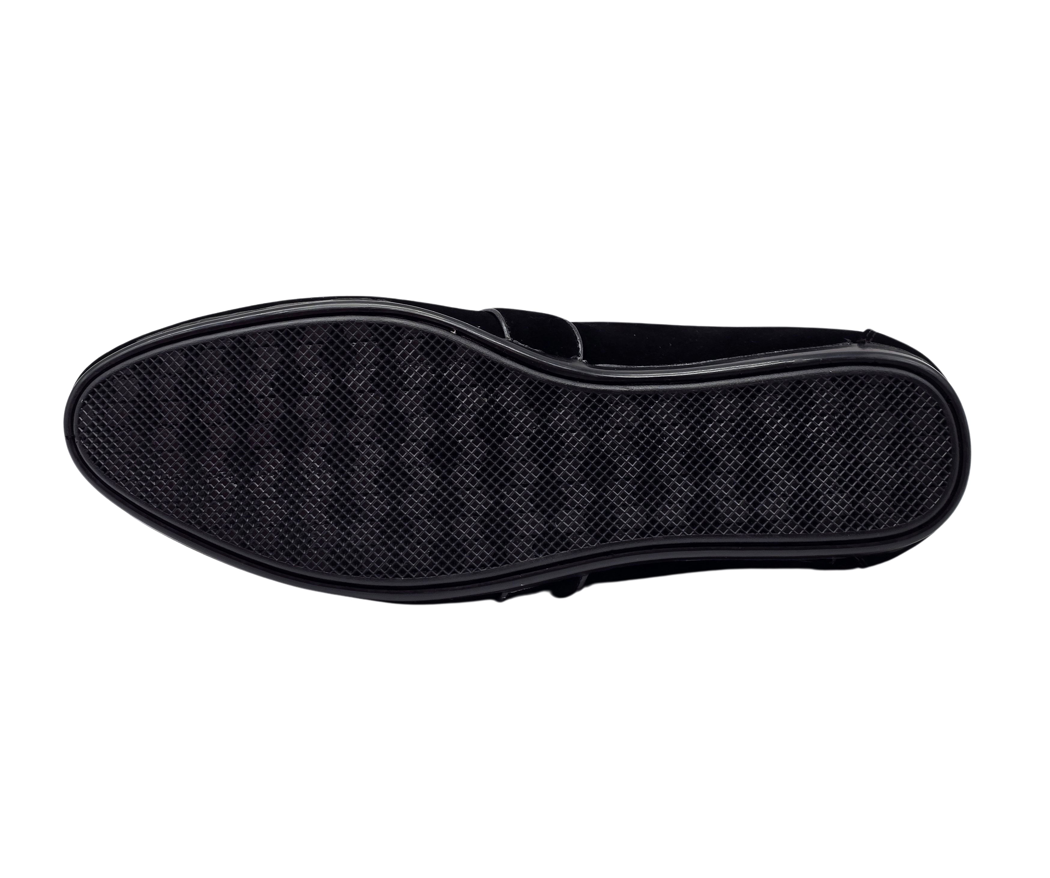 SEDAGATTI MEN'S FANCY LOAFERS (BLACK)