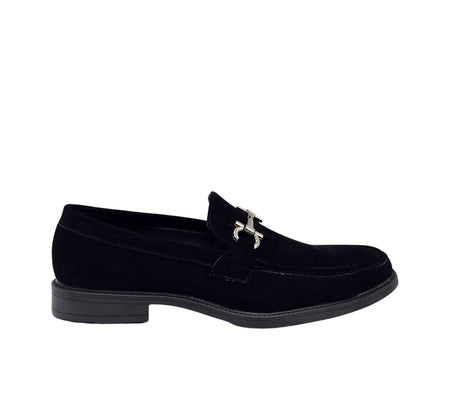 SEDAGATTI MEN'S FANCY LOAFERS (BLACK)