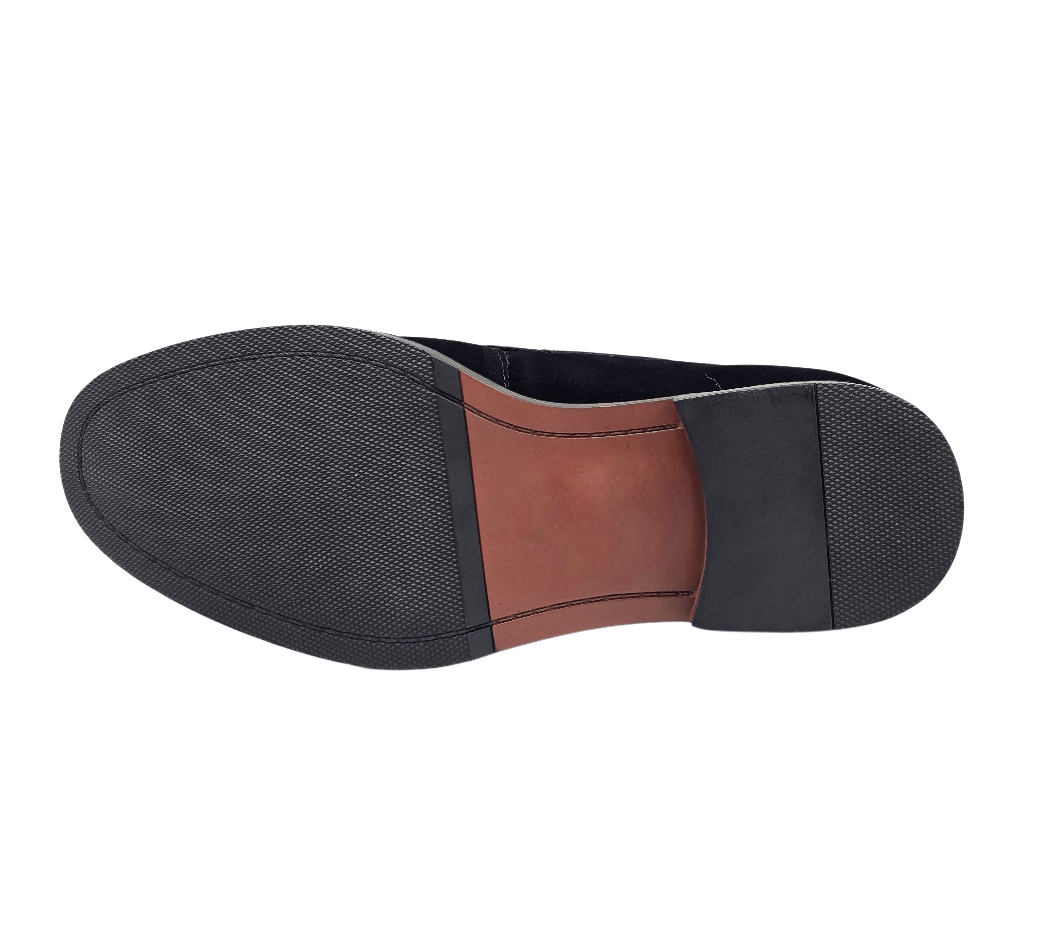 SEDAGATTI MEN'S FANCY LOAFERS (BLACK)