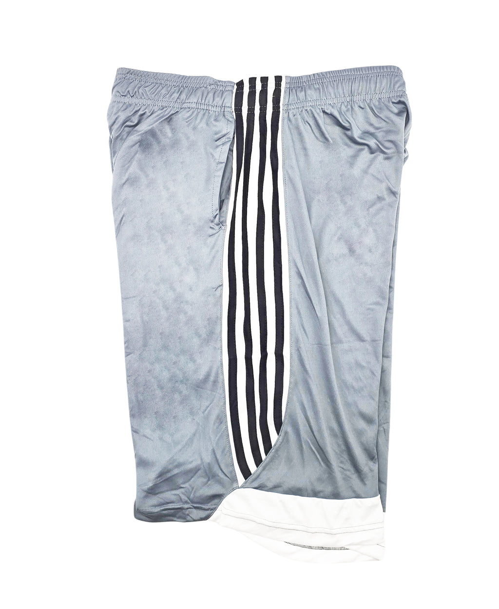 MEN'S AGILE MESH LONG SPORTS SHORTS (GREY/WHITE)