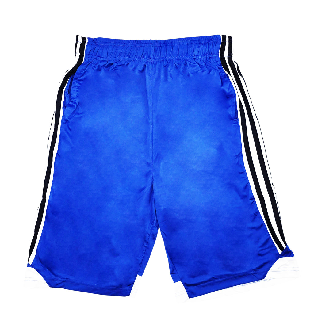 MEN'S AGILE MESH SPORTS SHORTS (ROYAL/BLACK)