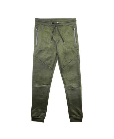 PLOREO MEN'S CLASSIC TECH FLEECE SLIM FIT JOGGER (OLIVE GREEN)