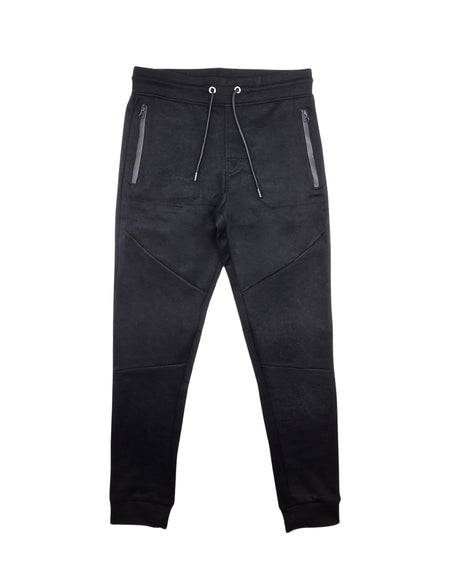 PLOREO MEN'S CLASSIC TECH FLEECE SLIM FIT JOGGER (BLACK)