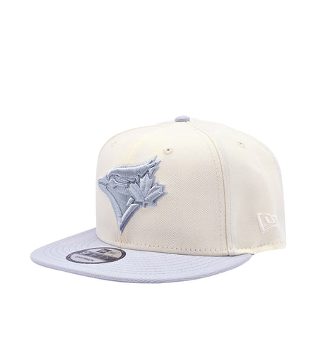 NEW ERA 9FIFTY TORONTO BLUE JAYS 1992 WORLD SERIES OFF WHITE/CHROME GREY SNAPBACK HAT