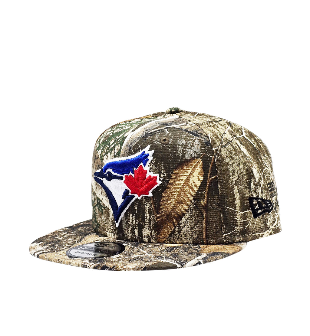 NEW ERA 9FIFTY TORONTO BLUE JAYS REALTREE JUNGLE PRINT & CLASSIC LOGO SNAPBACK HAT