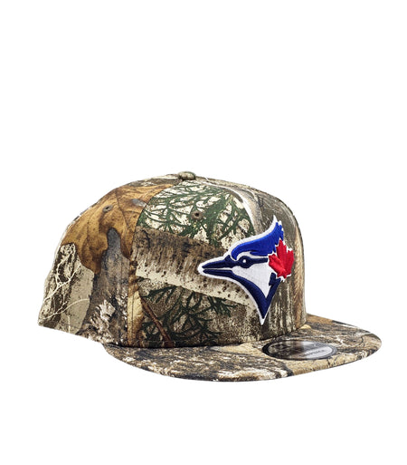 NEW ERA 9FIFTY TORONTO BLUE JAYS REALTREE JUNGLE PRINT & CLASSIC LOGO SNAPBACK HAT