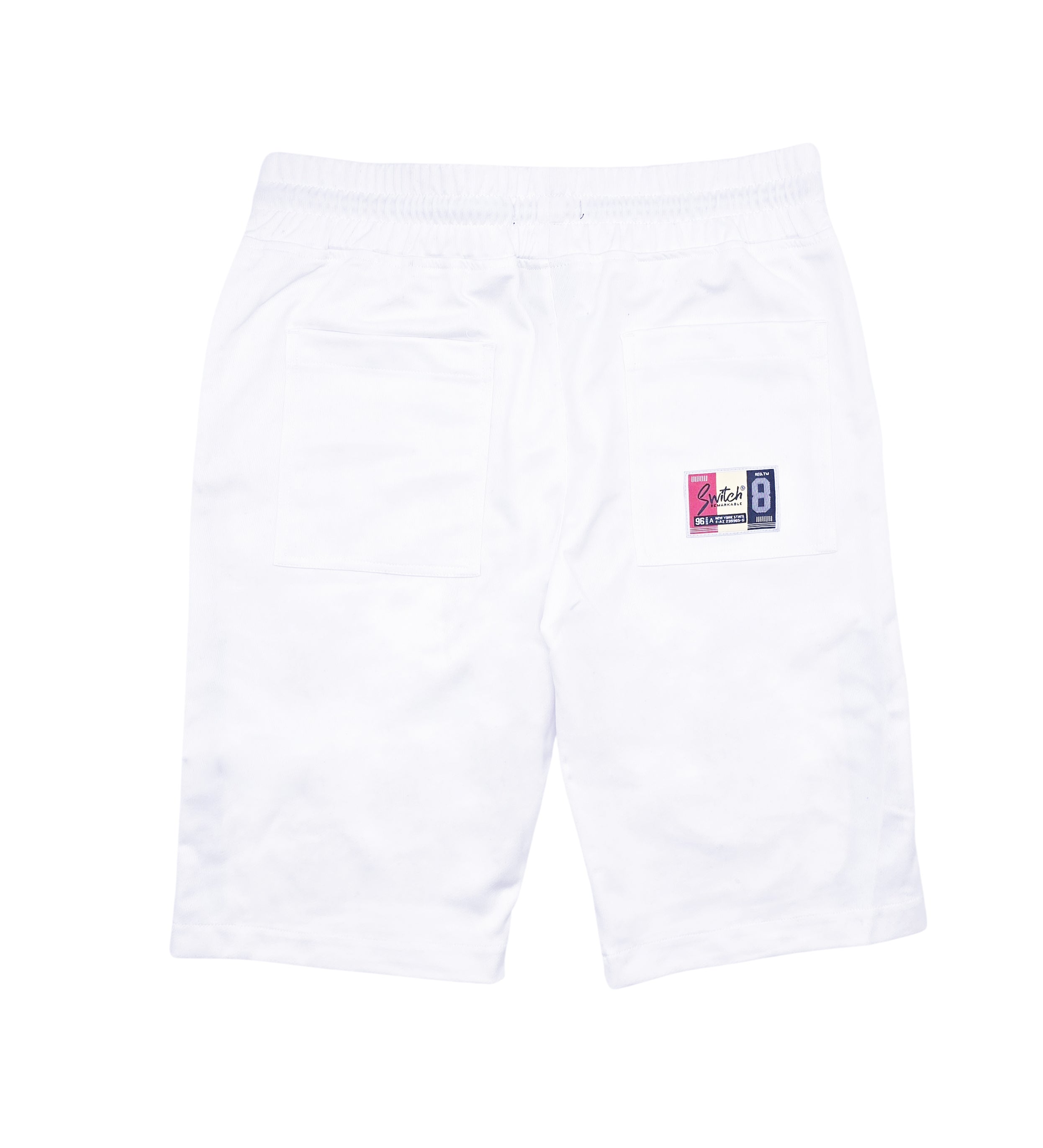 SWITCH MENS CHAMPIONS RACE MOTOR SPORT JERSEY/SHORTS SET (WHITE/BLACK)