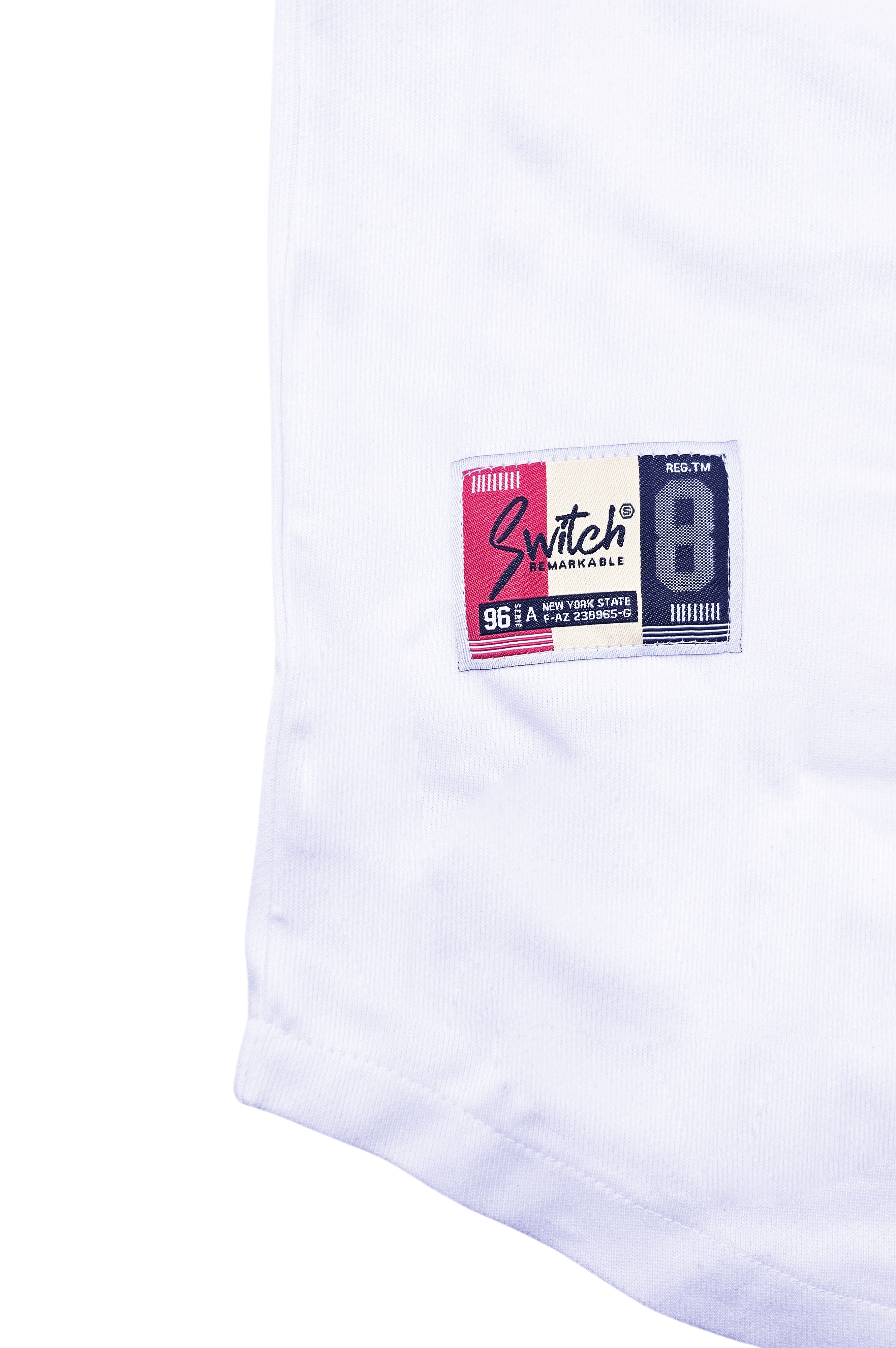 SWITCH MENS CHAMPIONS RACE MOTOR SPORT JERSEY/SHORTS SET (WHITE/BLUE)