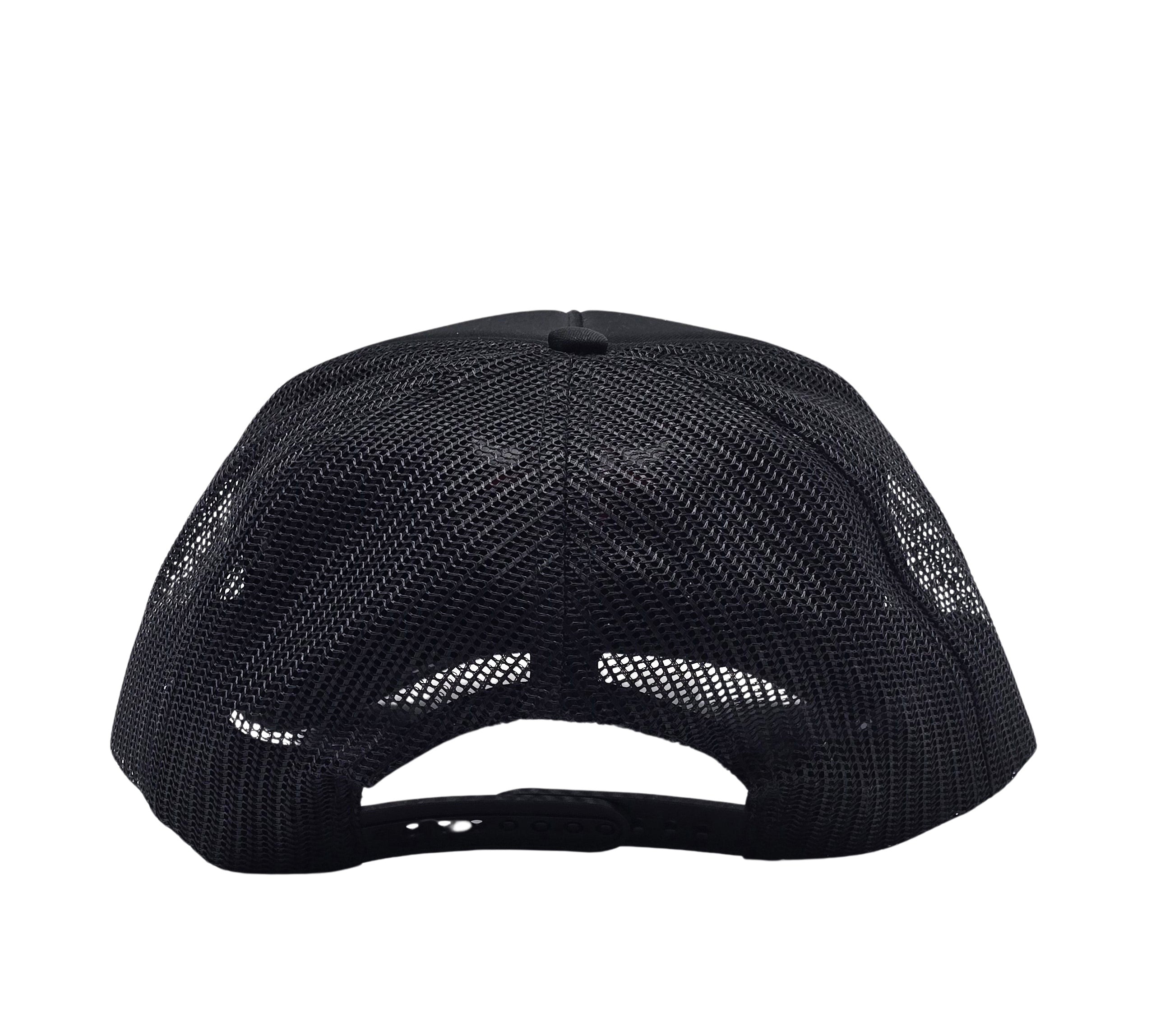 NBA CHICAGO BULLS ADJUSTABLE BLACK/RED TRUCKER CAP